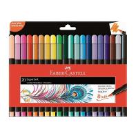 Caneta Faber-castell Supersoft Brush Pen Com 20 Cores - 1