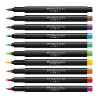 Caneta Faber-castell Supersoft Brush C- 10 Cores - 3