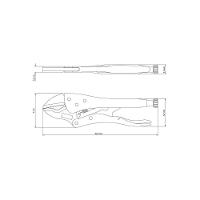 Alicate De Pressão 10" Tramontina Com Mordente Triangular - 4