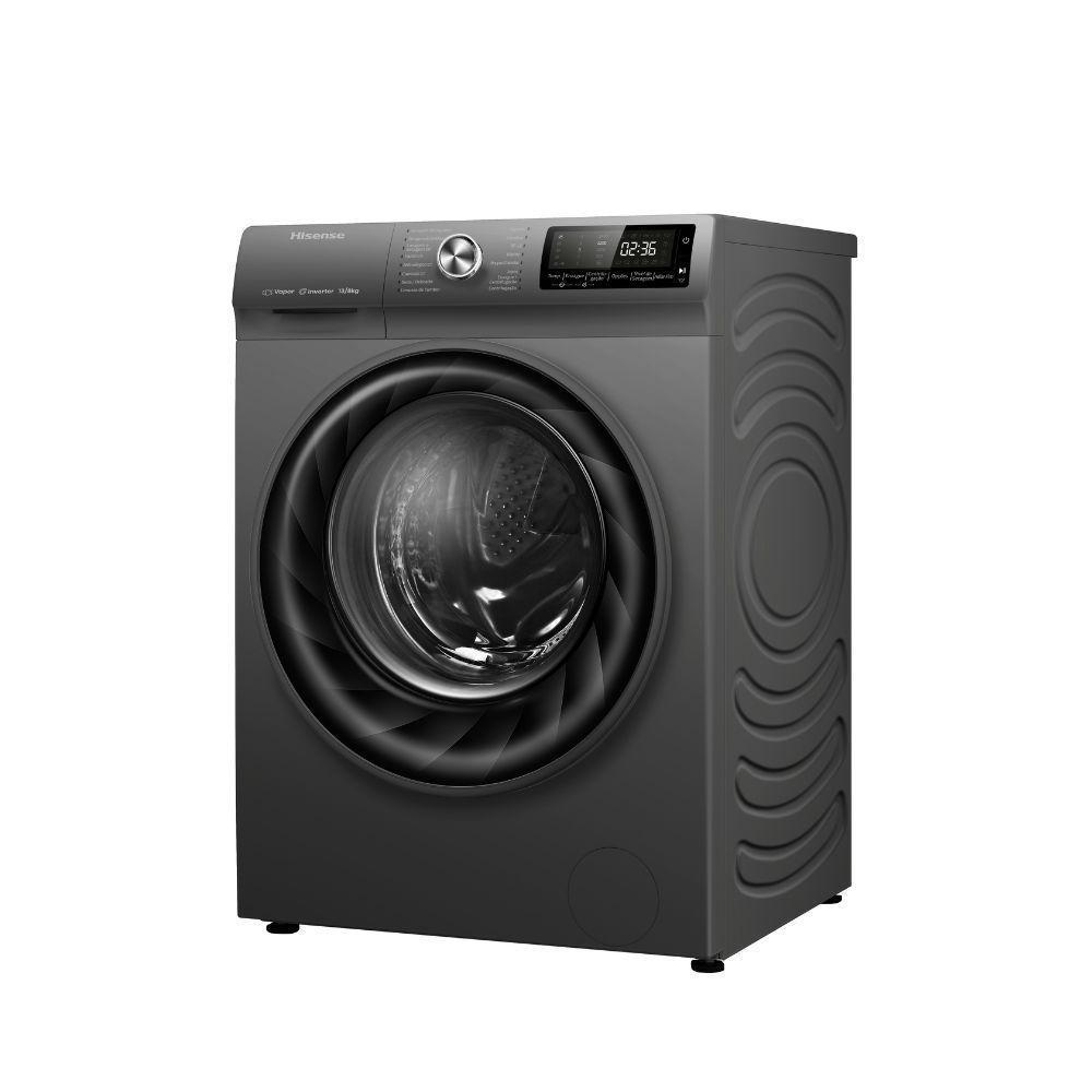 Lava e Seca Hisense 13kg Steam Titanium Com 13 Programas De Lavagem WD5Q1342BT2 220V - 3