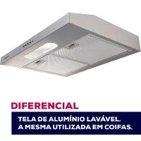 Depurador Slim Suggar Dps161pr 60cm 3 Velocidades Prata 127v - 1