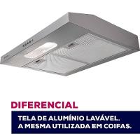 Depurador Slim Suggar Dps161pr 60cm 3 Velocidades Prata 127v - 6