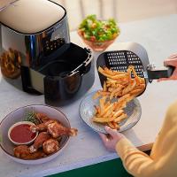 Fritadeira Elétrica Sem Óleo Air Fryer Philips Walita RI9252 4,1L Digital Preta 220V - 3