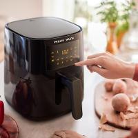 Fritadeira Elétrica Sem Óleo Air Fryer Philips Walita RI9252 4,1L Digital Preta 220V - 5