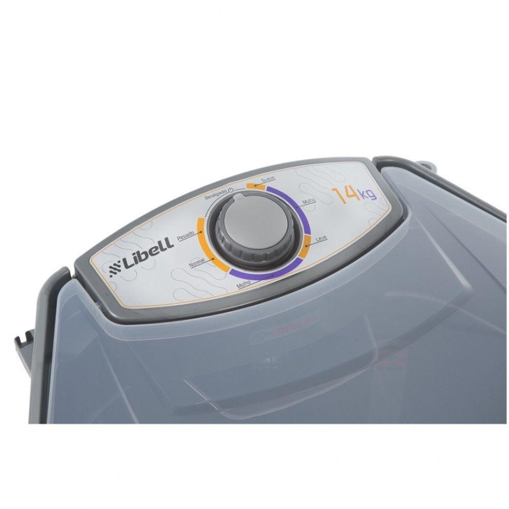 Tanquinho Libell 14Kg com Lavagem por Turbilhonamento Prata 127V - 4