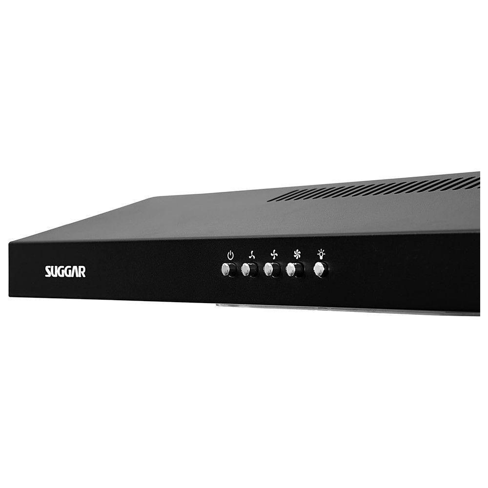 Depurador Slim Suggar DPS161PT 60cm 3 Velocidades Preto 110V - 5