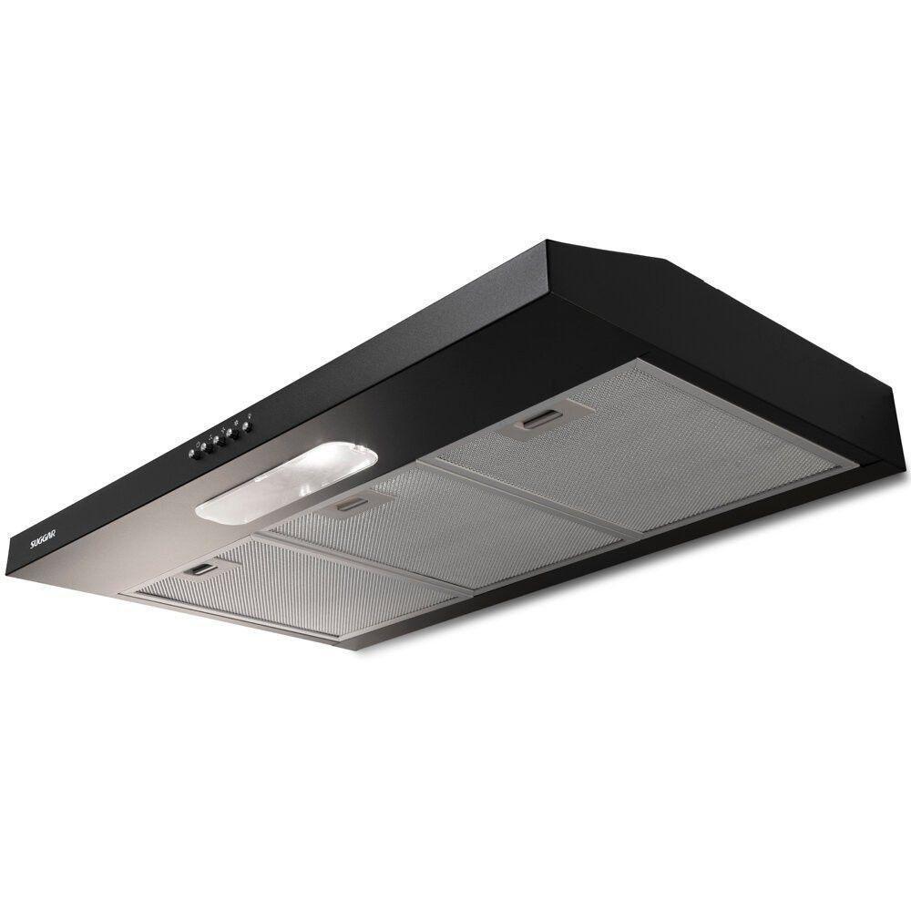 Depurador Slim Suggar DPS181PT 80cm 3 Velocidades Preto 110V - 4