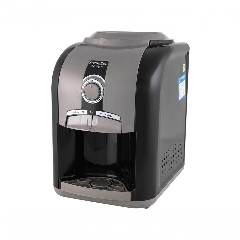 Bebedouro de Água Esmaltec de Mesa Refrigerado por Compressor Stilo Black EGM30 110v - 2