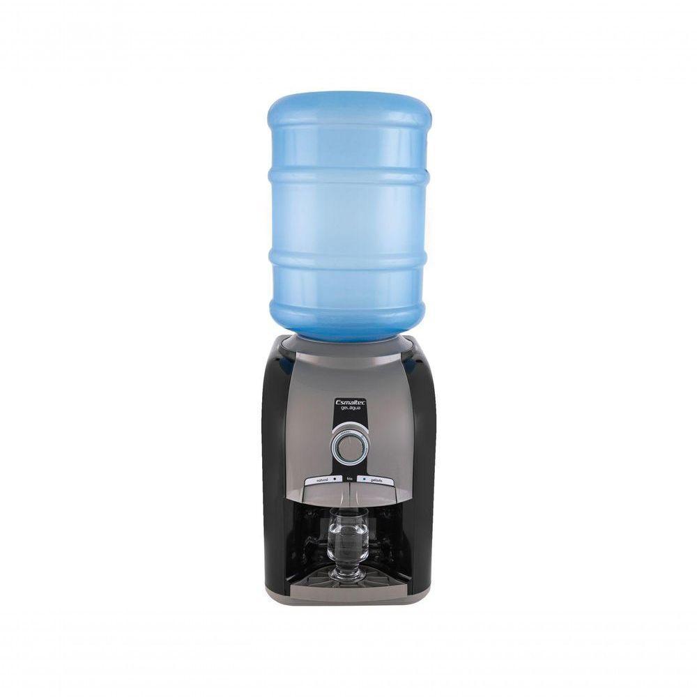 Bebedouro de Água Esmaltec de Mesa Refrigerado por Compressor Stilo Black EGM30 110v - 6