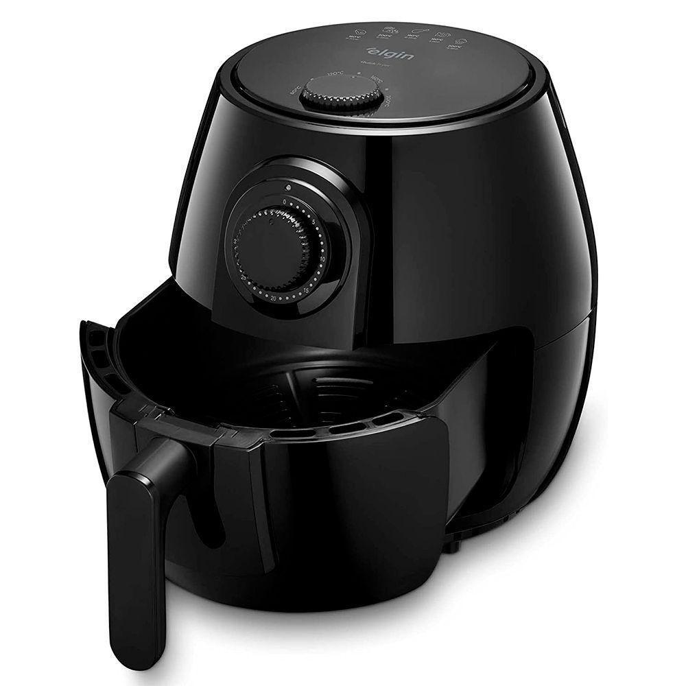 Fritadeira Elétrica Elgin Quick Fryer 4 Litros Preta 1350W 220V - 2