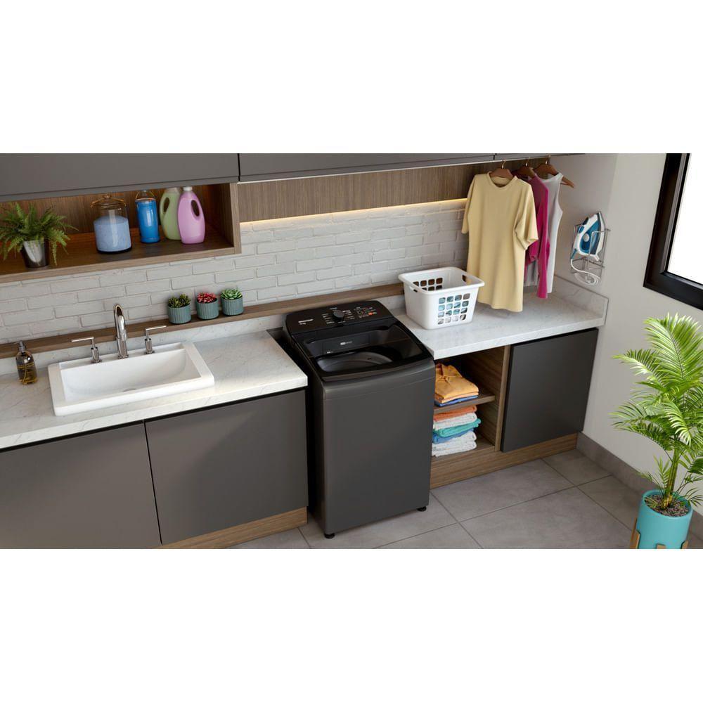 Máquina de Lavar Brastemp 13Kg Cinza Platinum Com Ciclo Tira Manchas Advanced e Ciclo Antibolinha BWK13A9 110V - 2