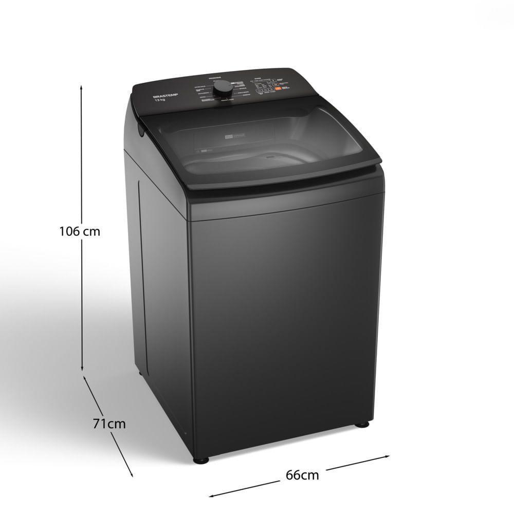 Máquina de Lavar Brastemp 13Kg Cinza Platinum Com Ciclo Tira Manchas Advanced e Ciclo Antibolinha BWK13A9 110V - 6