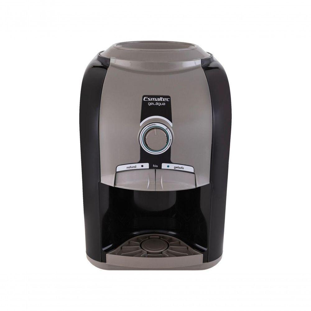 Bebedouro de Água Esmaltec de Mesa Refrigerado por Compressor Stilo Black EGM30 220V - 1
