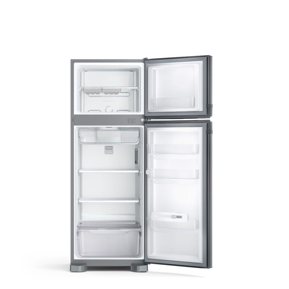 Geladeira Consul Frost Free Duplex 340 Litros Com Prateleiras Altura Flex Cor Inox CRM39AK 110V - 3