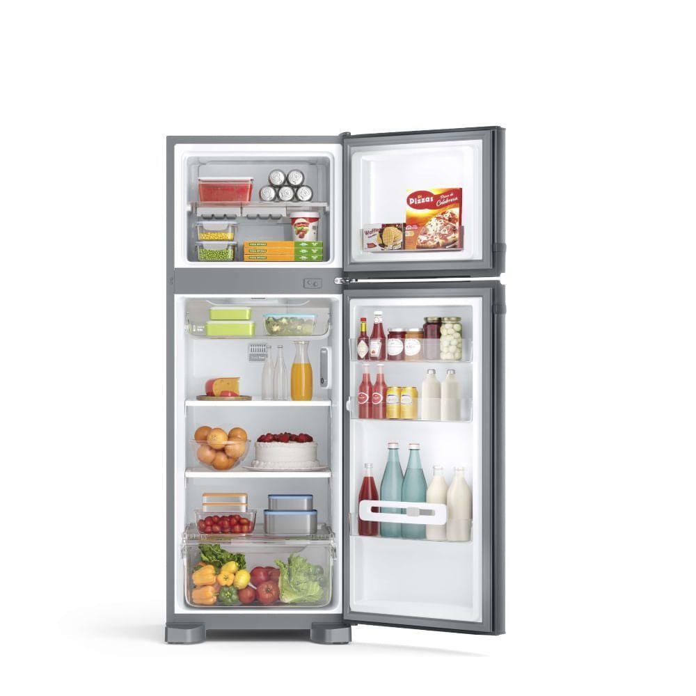 Geladeira Consul Frost Free Duplex 340 Litros Com Prateleiras Altura Flex Cor Inox CRM39AK 110V - 4