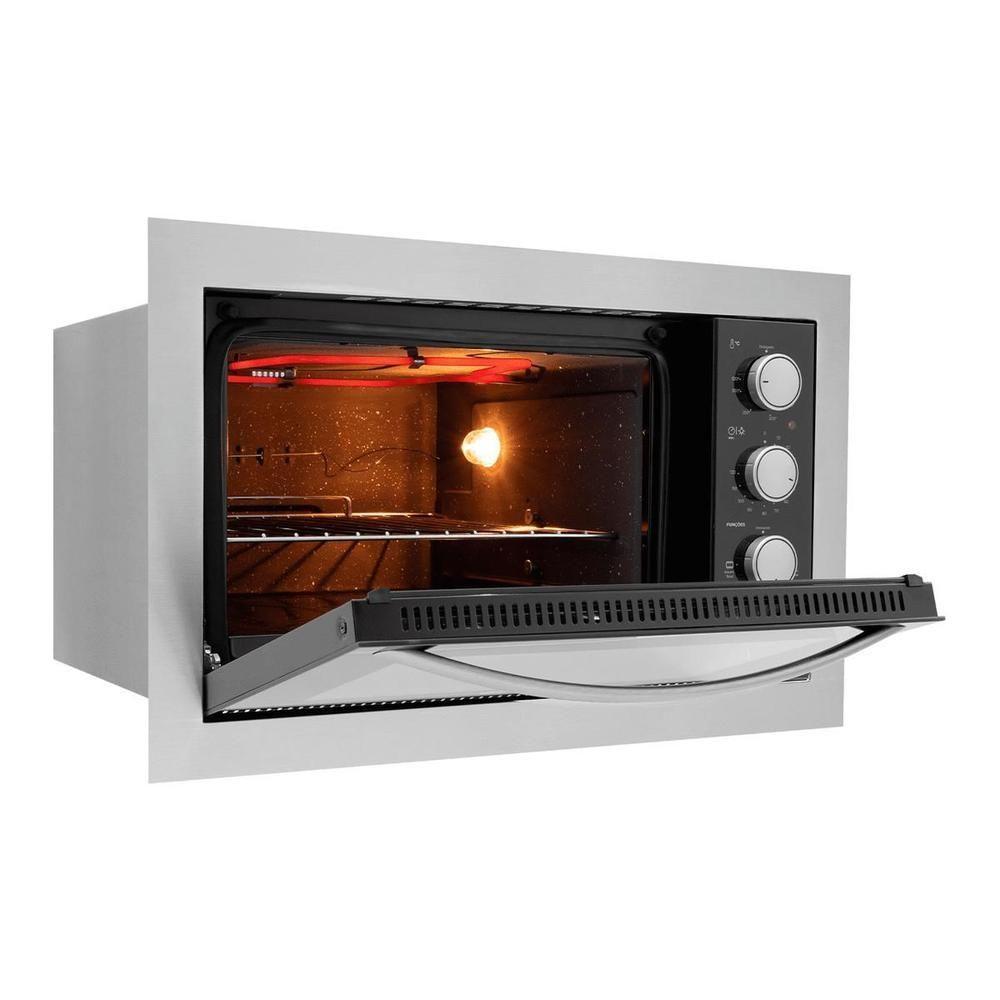 Forno Elétrico de Embutir Fischer Fit Line 48 Litros Inox 34493-95485 Inox 127V - 2