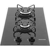 Cooktop Suggar Mesa de Vidro 2 Queimadores FG2002AVP Preto Bivolt - 2
