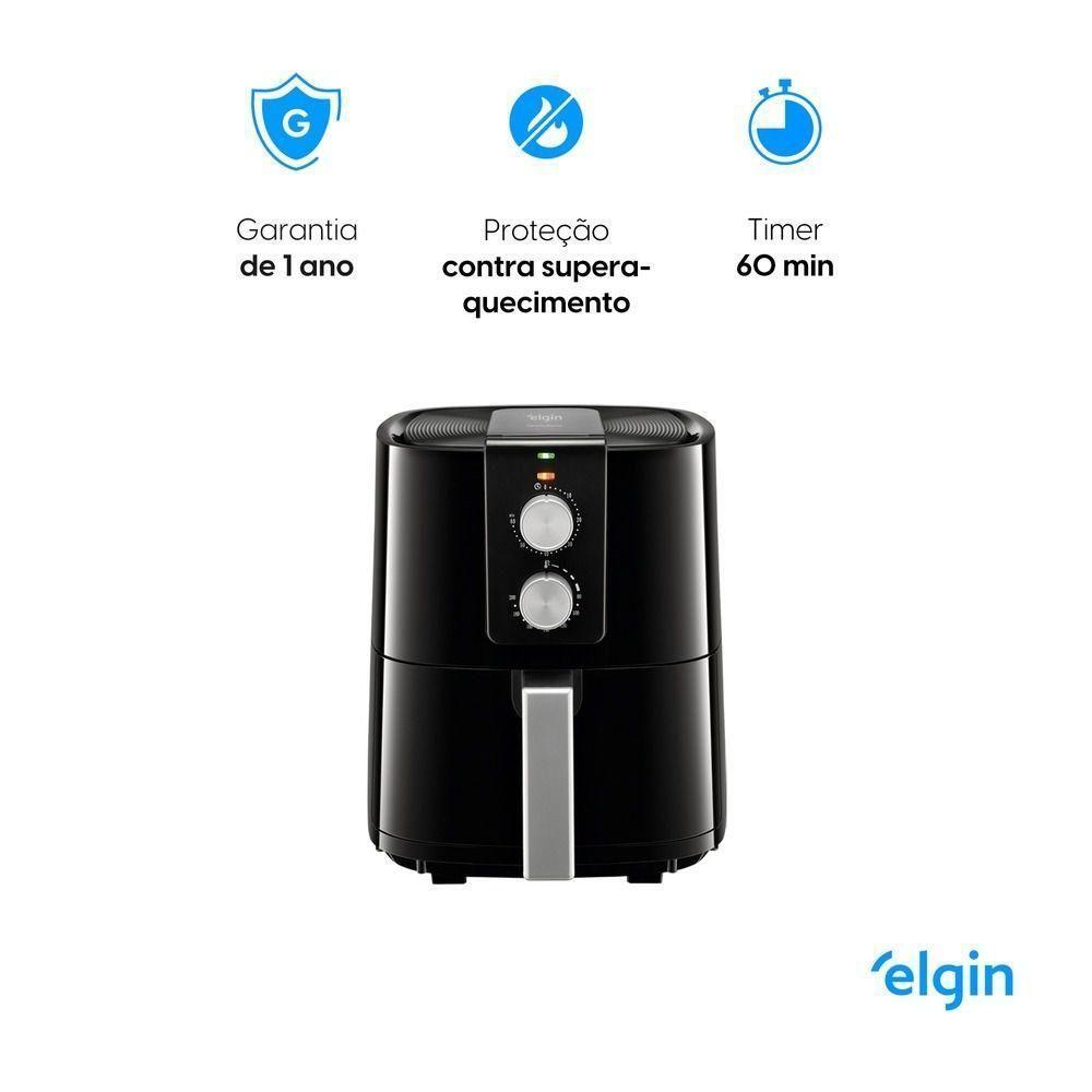 Fritadeira Elétrica Elgin Cuisine Fry Gourmet 5,5 Litros Preto 220V - 4