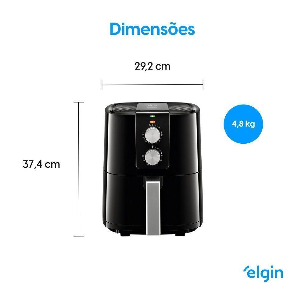 Fritadeira Elétrica Elgin Cuisine Fry Gourmet 5,5 Litros Preto 220V - 5
