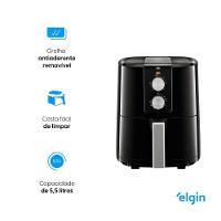 Fritadeira Elétrica Elgin Cuisine Fry Gourmet 5,5 Litros Preto 220V - 3
