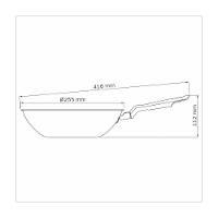 Wok Tramontina com Revestimento Interno E Externo Em Antiaderente Starflon Max Grafite 24 Cm 2,2 L