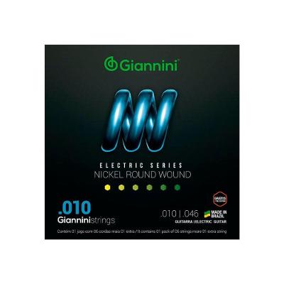 Encordoamento Para Guitarra Elétrica Geegst 10 - .010-.046