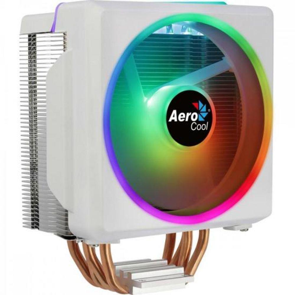 Cooler Para Processador Aerocool Cylon 4f Argb Branco - 2