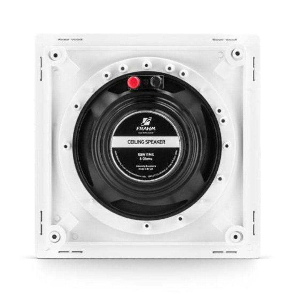 Arandela 6" Frahm 50w Quadrada Cx Branca - 2