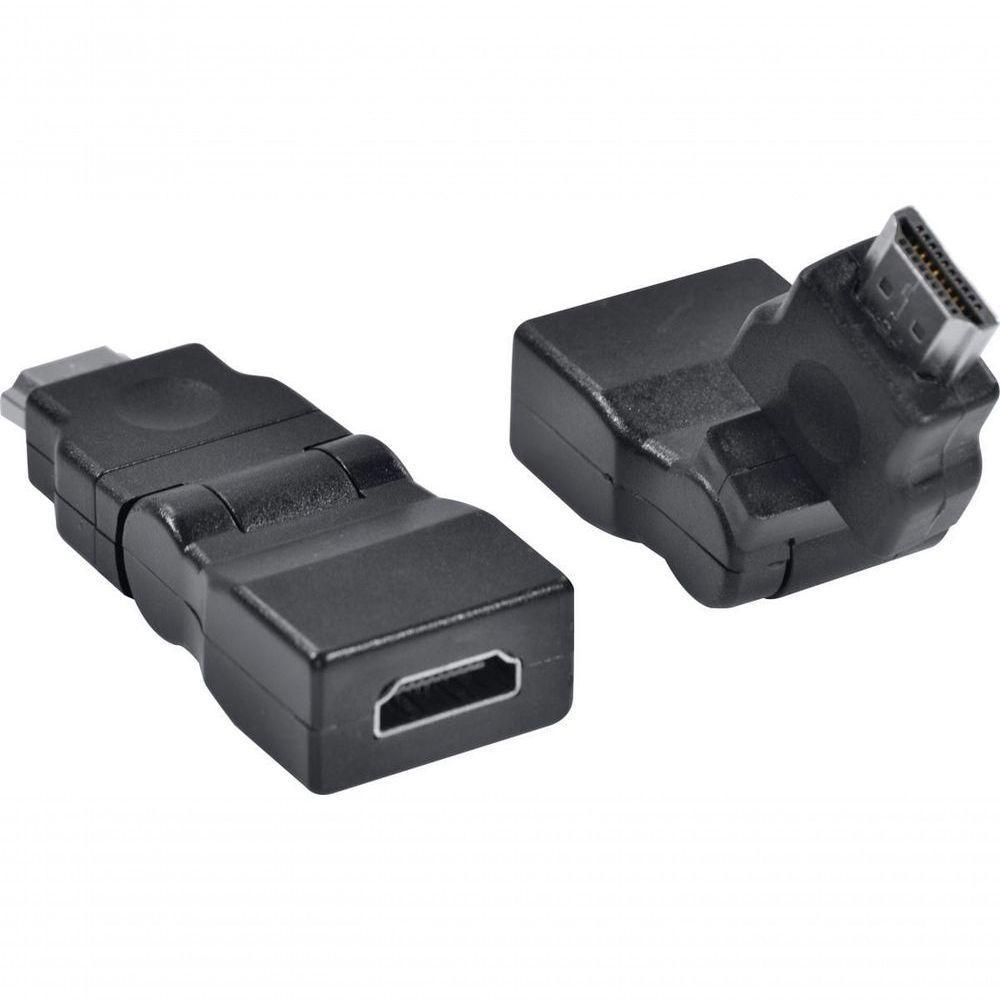 Adaptador Hdmi Femea X Hdmi Macho 360º Ahhf-a360 - Pc - 5 - 1