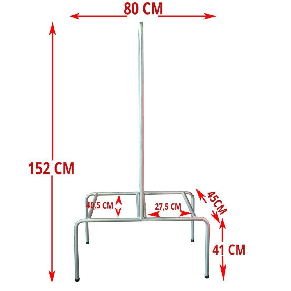 Suporte Para Cesto De Compras Duplo 108-001- Inarcan - 3