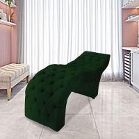 Maca Estofada Estética Cílios Salão Spa Suede Vivian Verde - 1