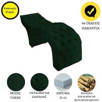 Maca Estofada Estética Cílios Salão Spa Suede Vivian Verde