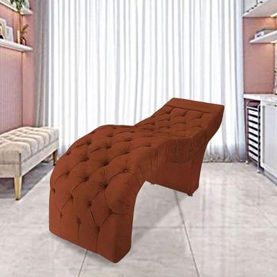 Maca Estofada Estética Cílios Salão Spa Suede Rebeca Terracota