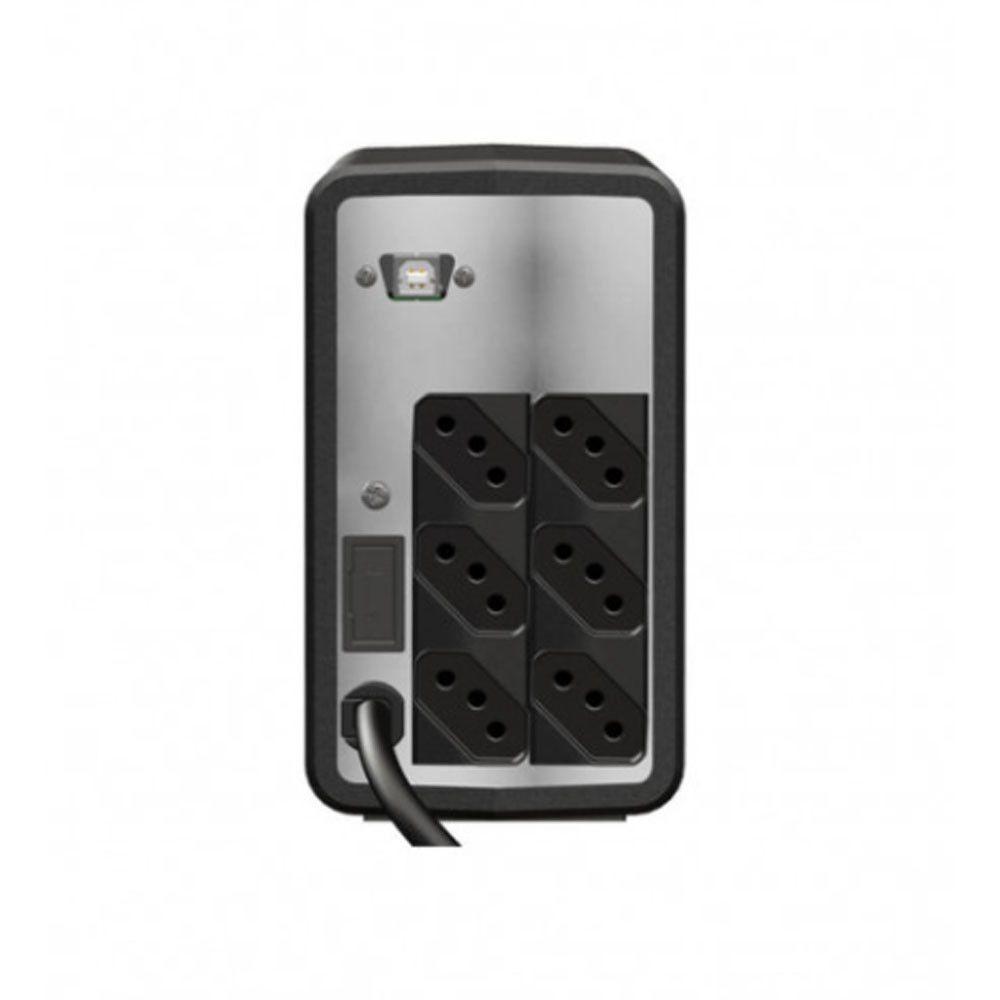 Nobreak Mini 4 600va Memória Flash Interna Nhs Preto Bivolt - 2