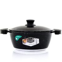 Kit Panelas Gulê Alumínio 900ml 1,45l 1,75l 3 Peças Preto - 3