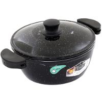 Kit Panelas Gulê Alumínio 900ml 1,45l 1,75l 3 Peças Preto - 4