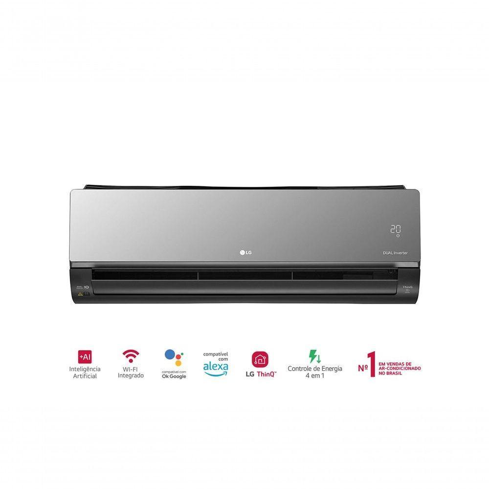 Ar Condicionado LG Dual Inverter Voice +AI Artcool UV Nano 18.000 BTUs Quente/Frio 220V - 6