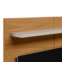 Home Suspenso Com 1 Prateleira Para Tv Até 50 Polegadas Nature Off White Eske Linea Brasil - 3