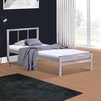 Cama De Ferro Tubular Solteiro Resistente Laís 88