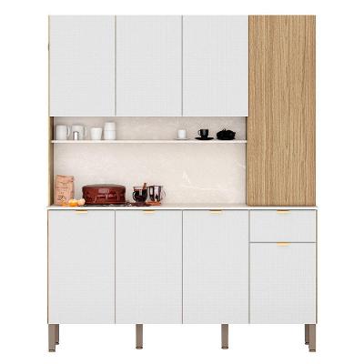 Cozinha Compacta 8 Portas 161cm Soul K02 Freijó/ártico - Mpozenato