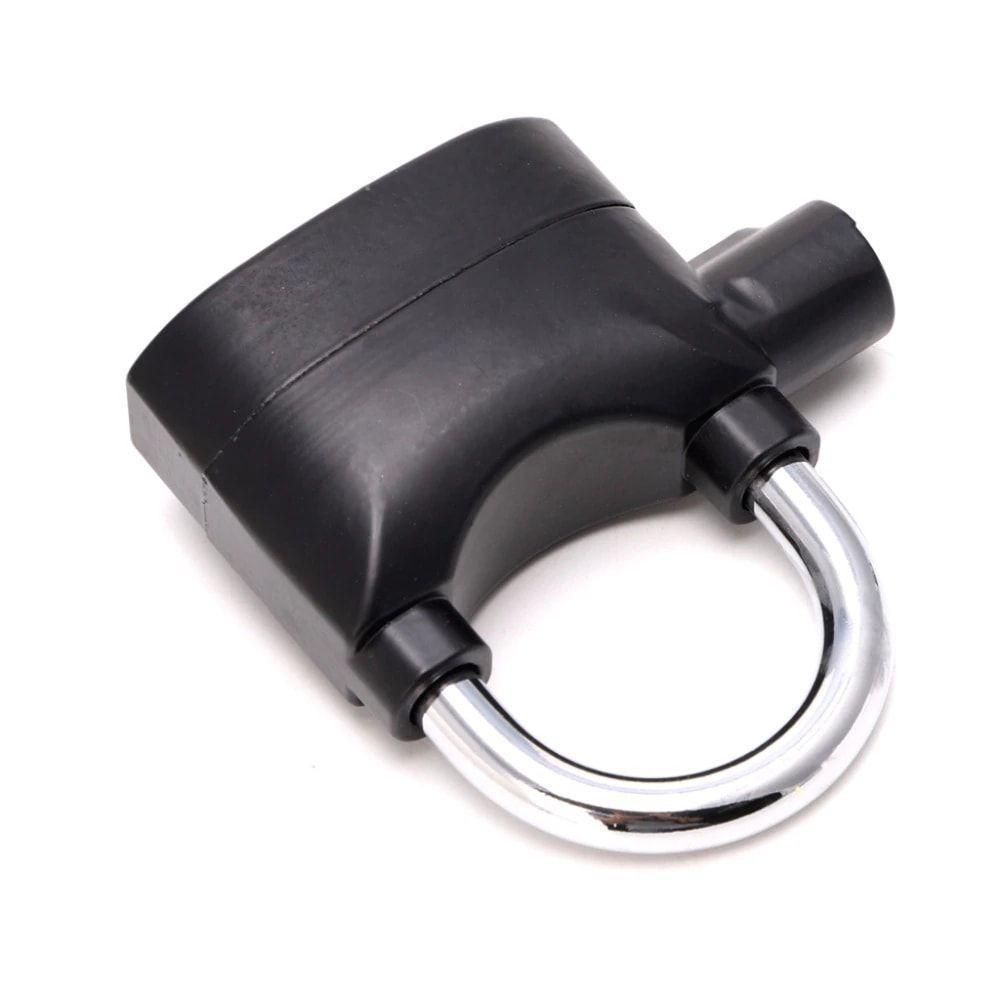 Cadeado Com Alarme Sirene 110Db Moto Anti Furto Som Alto Segurança Casa - 2