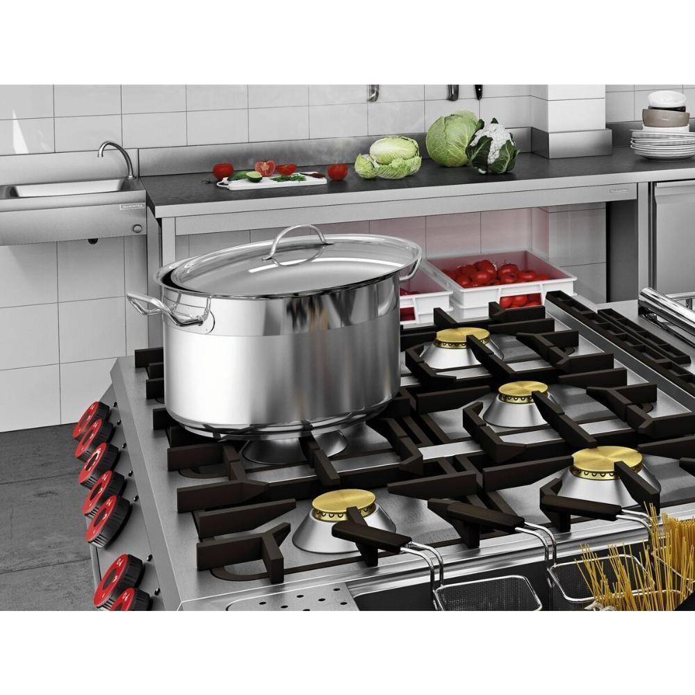 Caldeirão Tramontina Professional Em Aço Inox Com Fundo Triplo Sem Tampa 50 Cm 58 L - 4