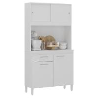 Armario Cozinha Ceara Com 4 Portas Branco Branco - 1