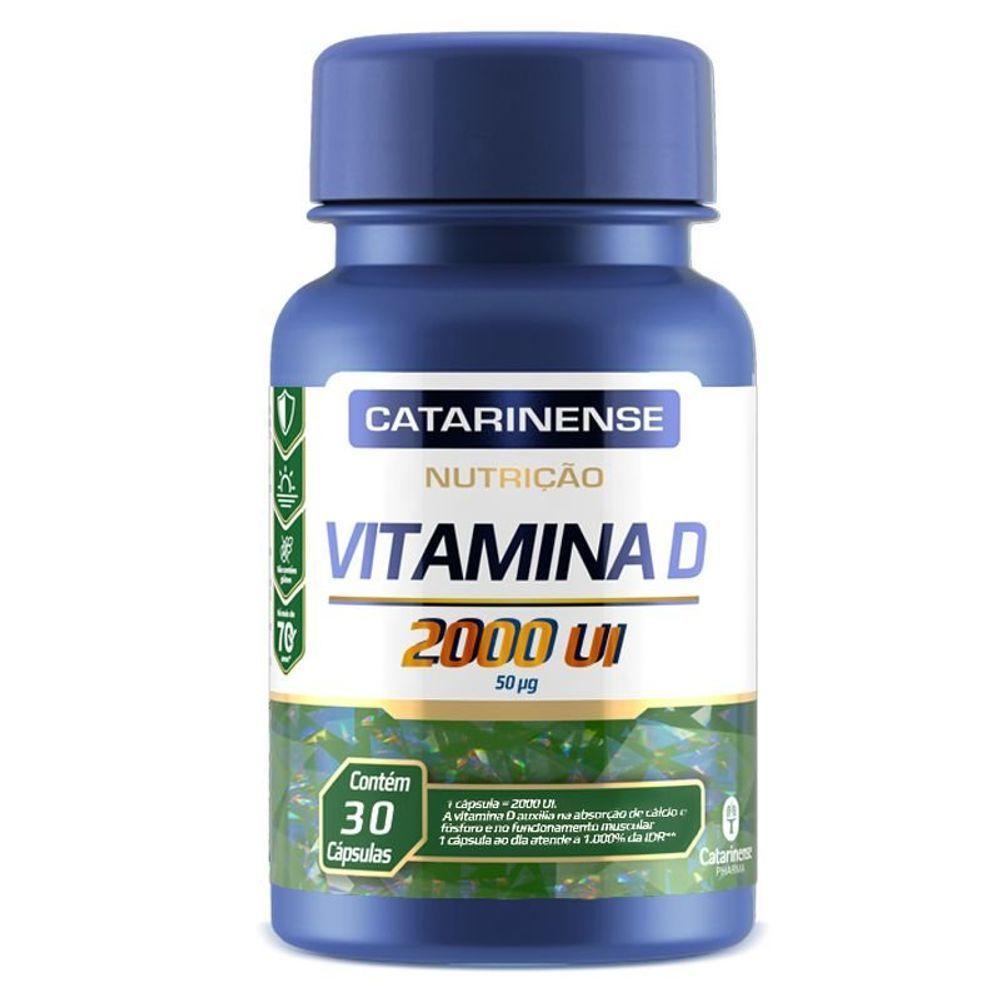 Kit 5 Vitamina D 2000Ui Catarinense 30 Cápsulas - 1