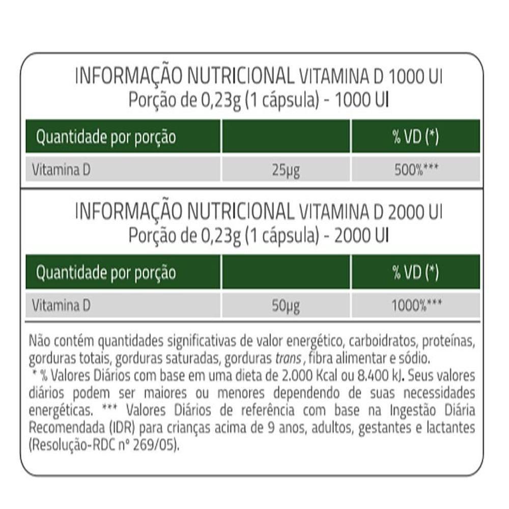 Kit 5 Vitamina D 2000Ui Catarinense 30 Cápsulas - 2