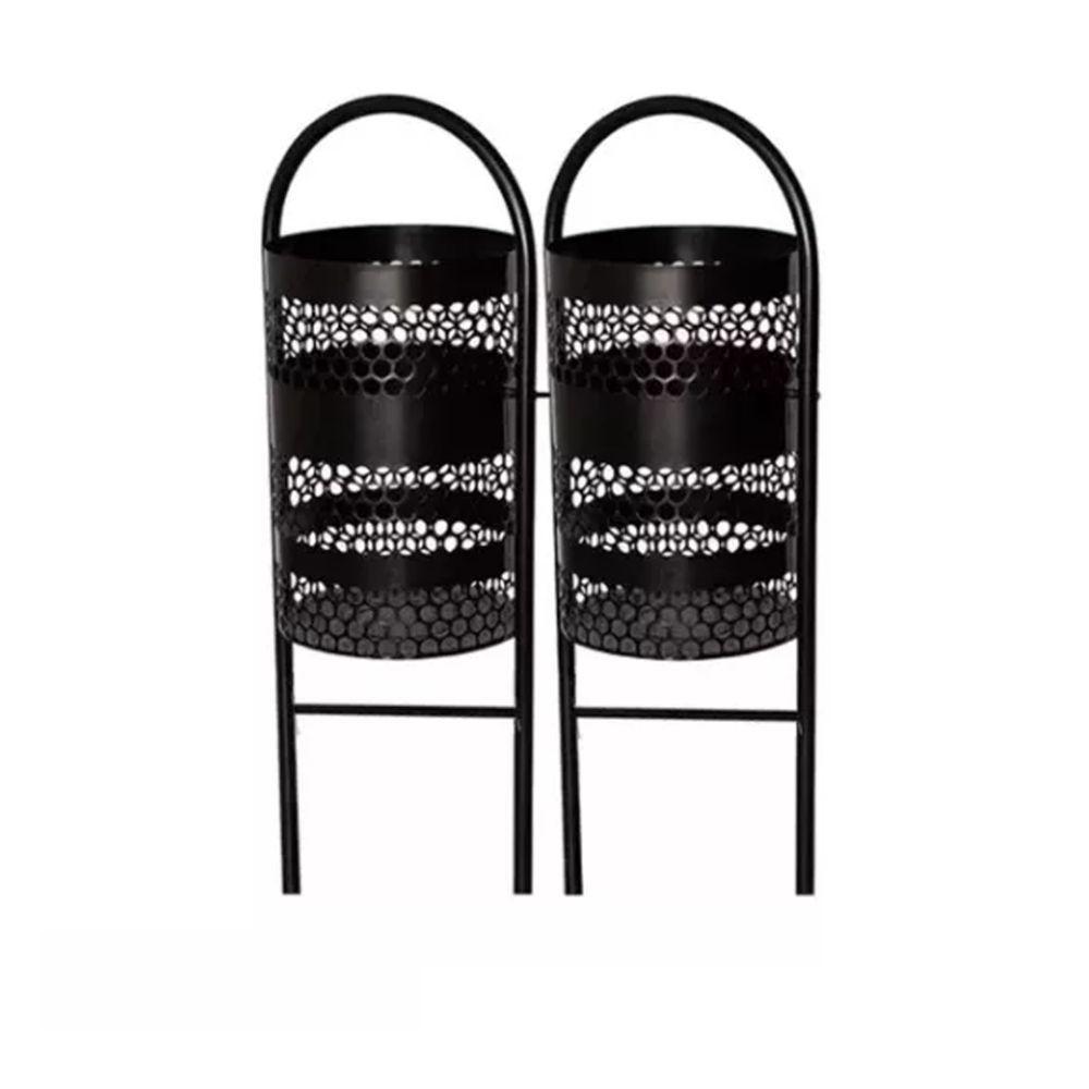 Lixeira Dupla Paraíso Coleta Seletiva Externa 80lt 80l - 1