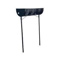 Lixeira De Rua Calçada Com Tela Reforçada 40x40x100cm - 2