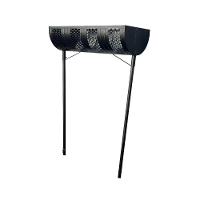 Lixeira De Rua Calçada Com Tela Reforçada 40x40x100cm - 3