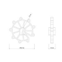 Espaçador Plástico Circular Tramontina 25mm Para Ferragens (saco Com 100 Un.) Tramontina - 2