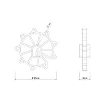 Espaçador Plástico Circular Tramontina 25mm Para Ferragens (saco Com 100 Un.) Tramontina - 4